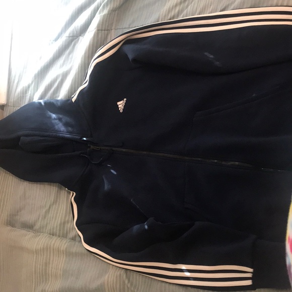 This is a adidas navy blue sweatsuit its a 2X - Picture 2 of 2